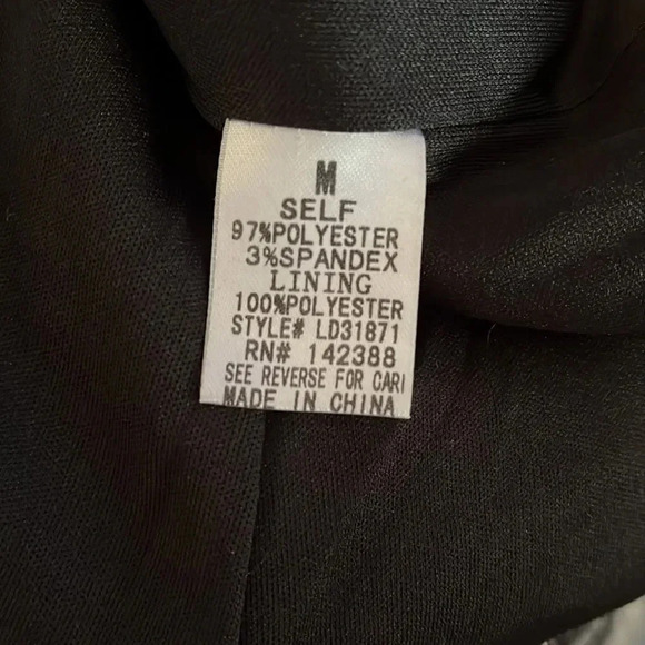 Sleeveless Formal Lined Dress Feather  Trim, Size M NWOT - Picture 6 of 7